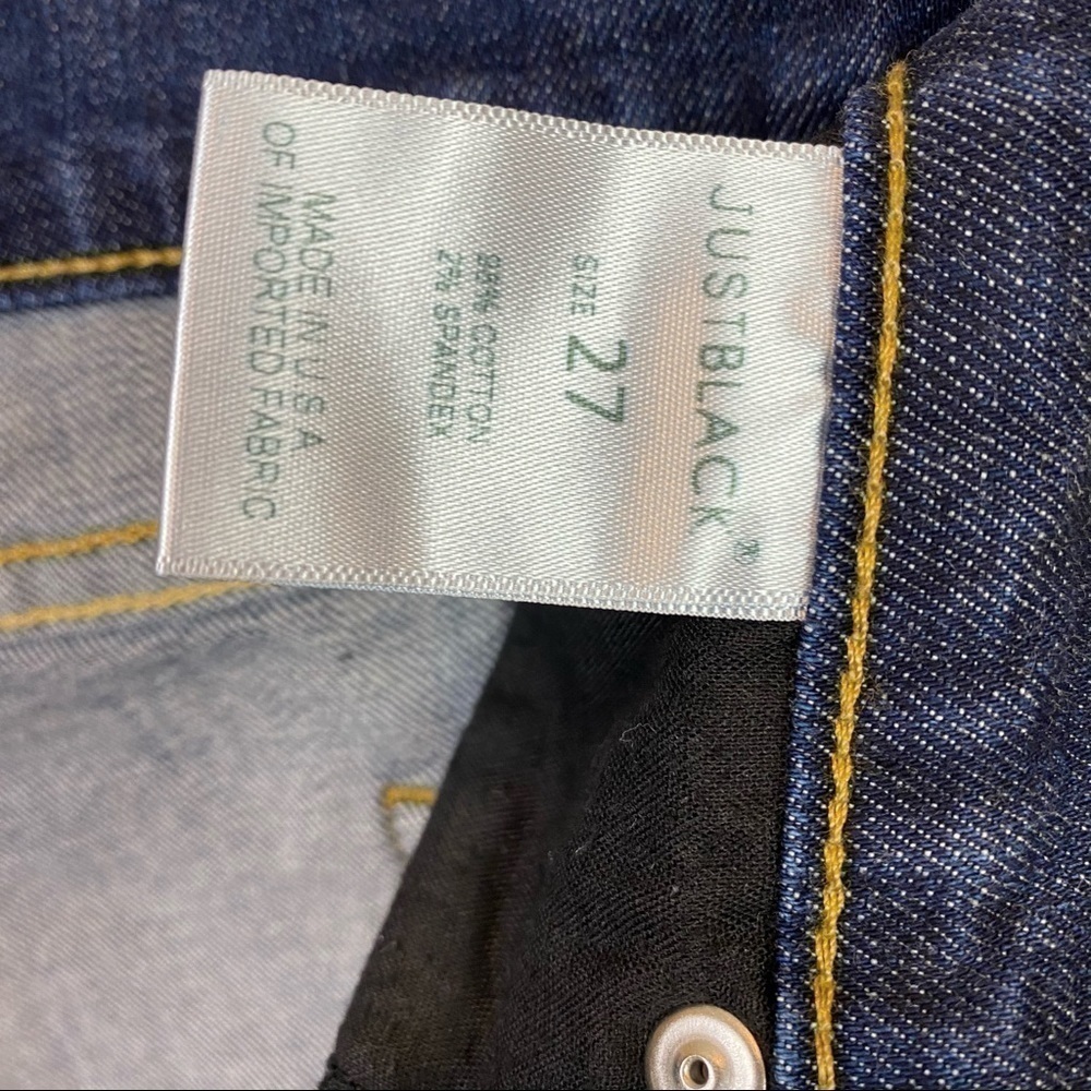 JUST Black Black Label Distressed Boyfriend Jean - Picture 6 of 10